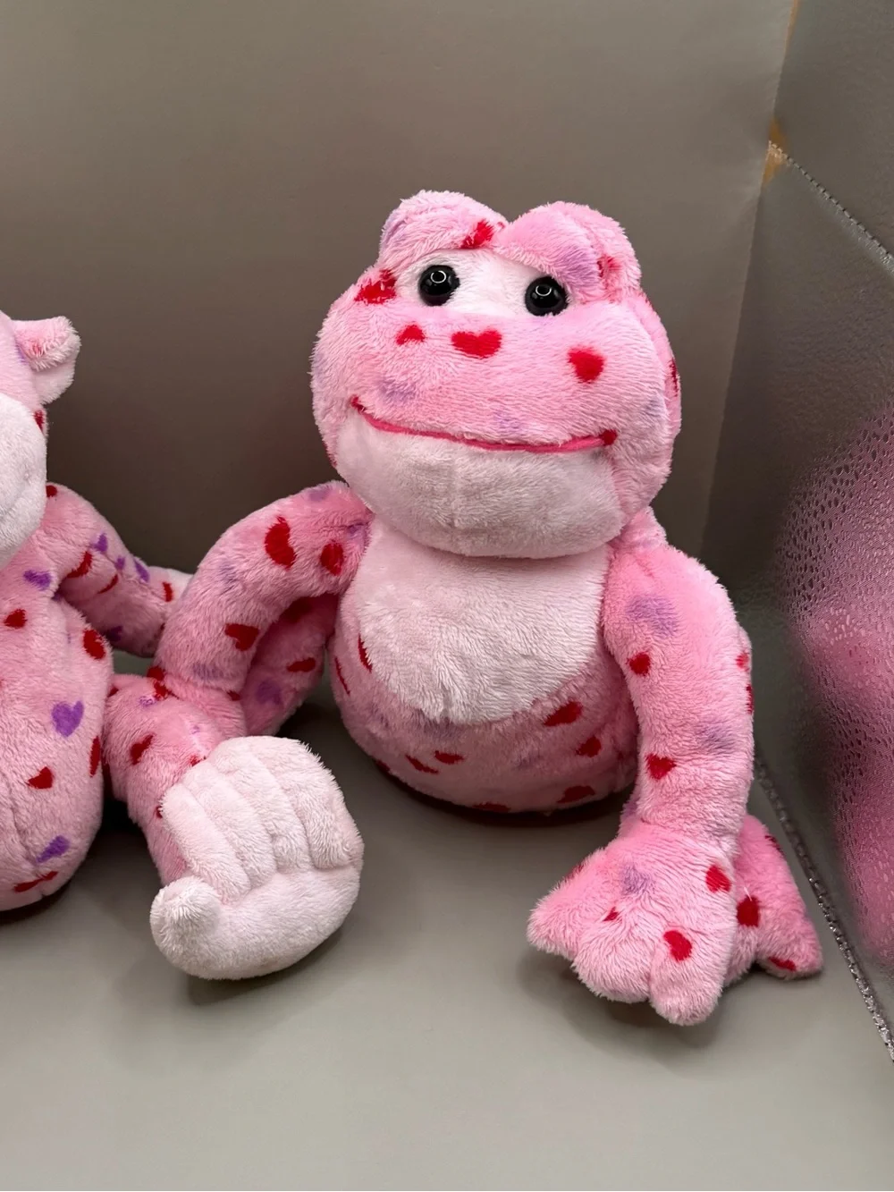 GANZ Webkinz Love Frog and Love Monkey Plush Stuffed Animal Lot NO CODE